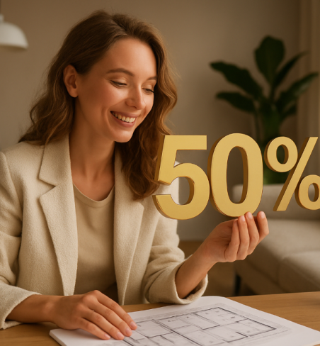 50% кэшбэк на дизайн-проект